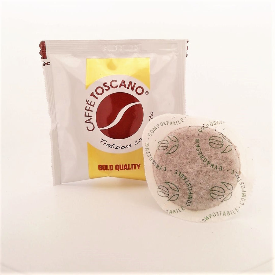 Caffè Toscano GOLD Quality Coffee 150 Pods - Caffe Toscano