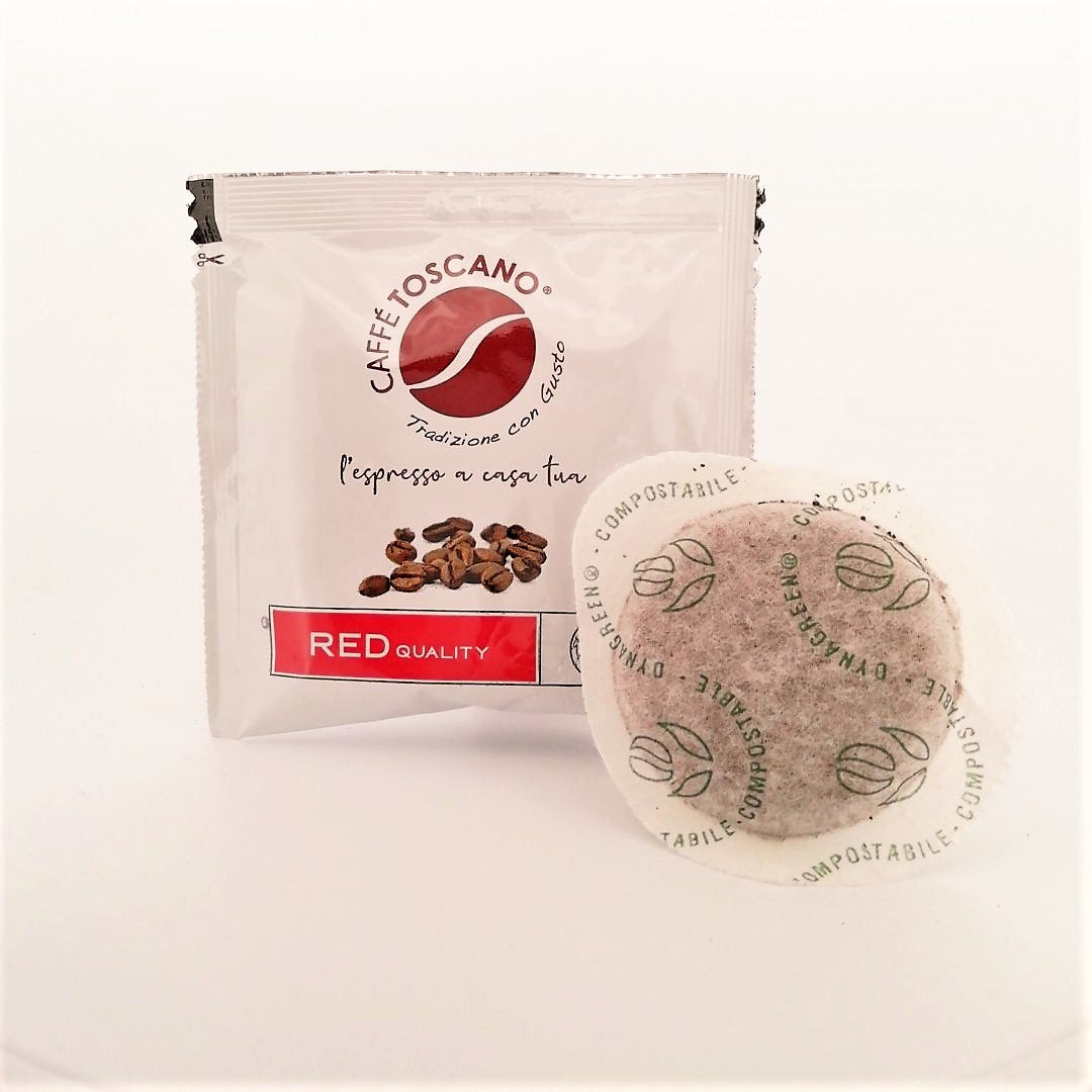 Caffè Toscano RED Quality Coffee 150 Pods - Caffe Toscano