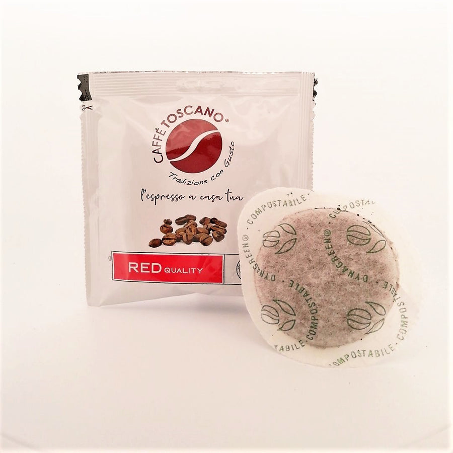 Caffè Toscano RED Quality Coffee 150 Pods - Caffe Toscano