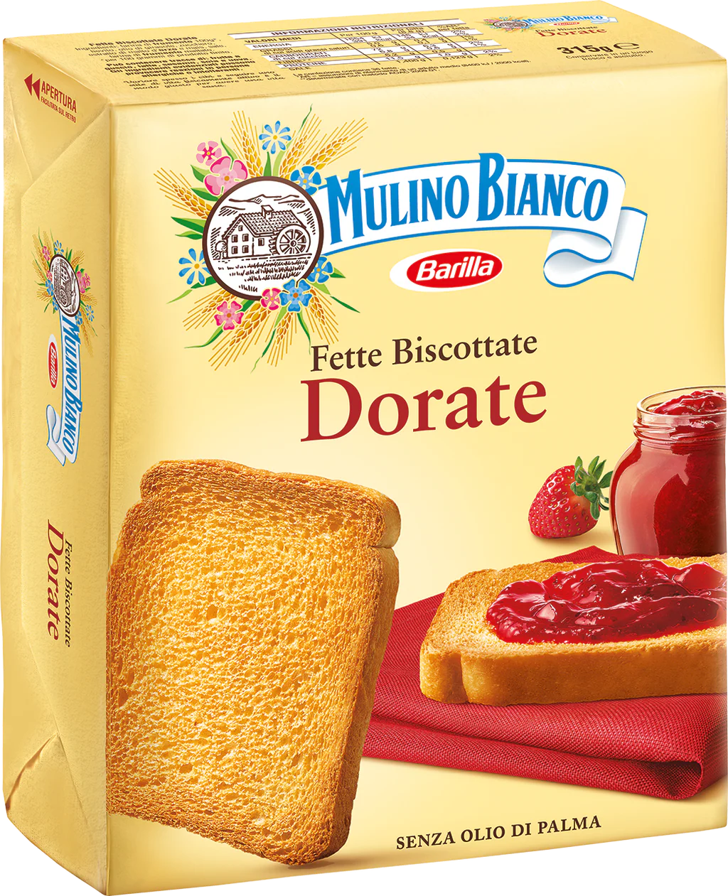 Mulino Bianco fette biscottate  315gr