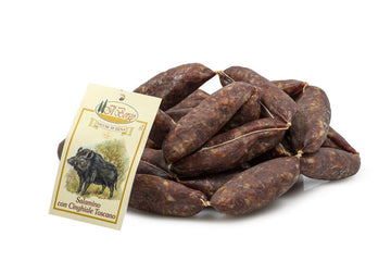 Salsiccia stagionata con cinghiale 200gr. - Il Borgo