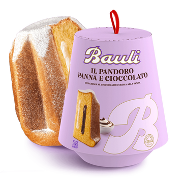 Pandoro panna e cioccolato 750gr