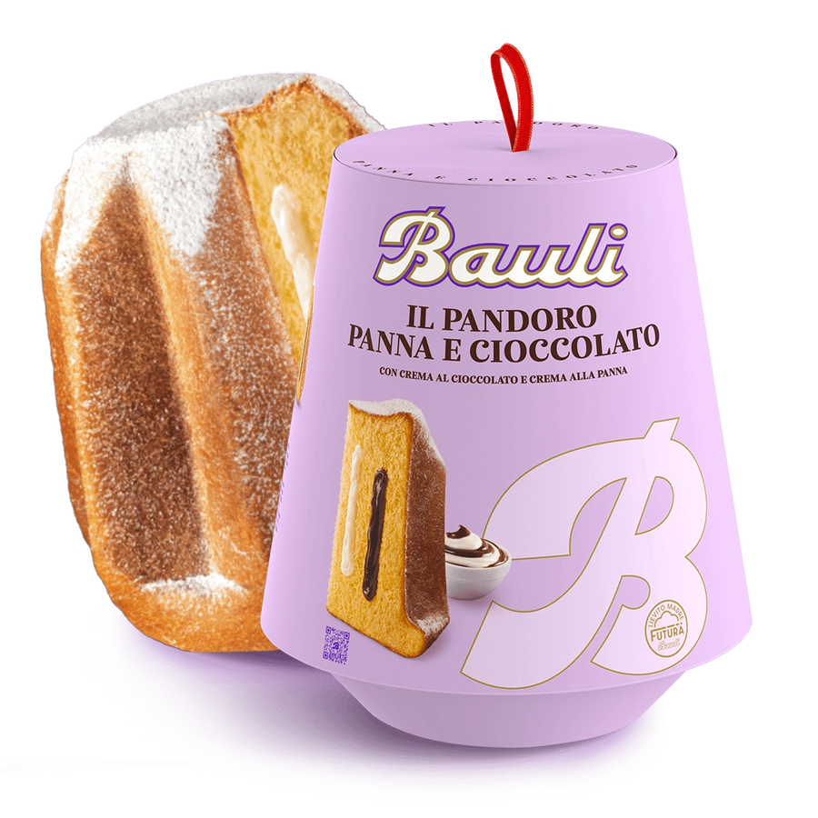 Pandoro panna e cioccolato 750gr