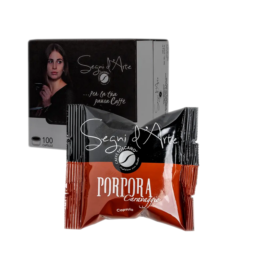 Segni d'Arte Porpora 100 Capsule - Caffe Toscano