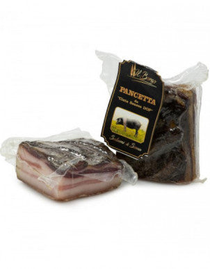 Pancetta stesa di Cinta Senese 350gr. - Il Borgo